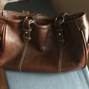 2/$30! Brown Leather tote